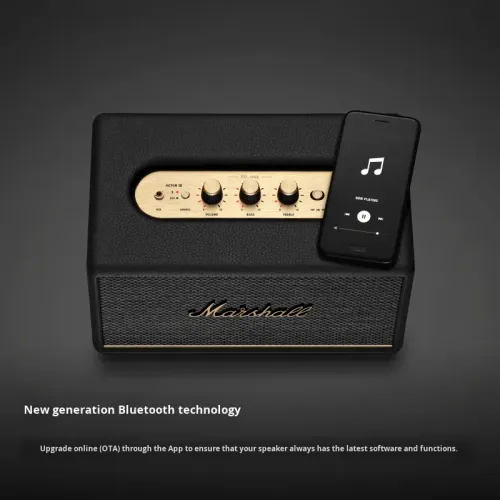 MARSHALL ACTON III Home Speaker High Volume Subwoofer Box with Adjustable Mid-Bass for Party Birthday Gif