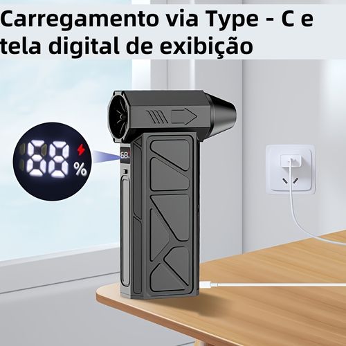 ❤️Ventilador de turbina de alta velocidade e forte potência