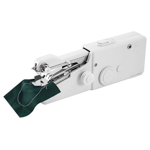 Maquina de costura elétrica portátil, miniatura, multifuncional e colorida para uso doméstico.