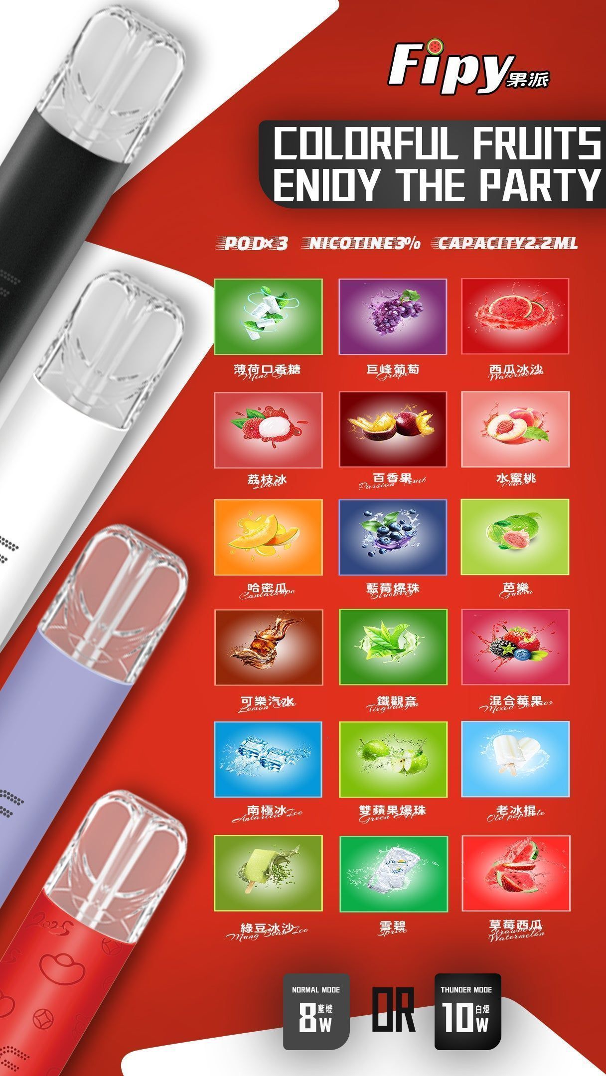 限時優惠 FIPY 果派煙彈 買 3 送 1 買 6 送主機