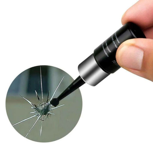 Glass repair liquid