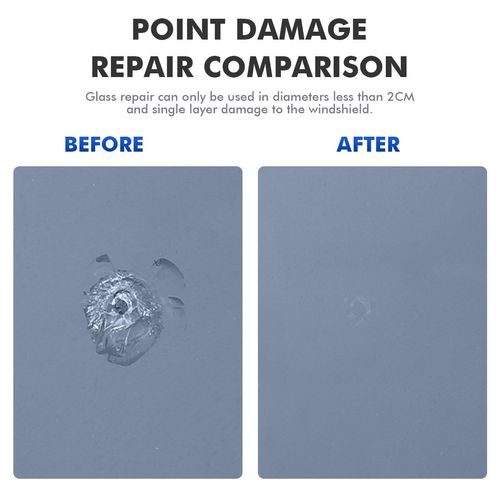 Glass repair liquid