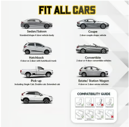 🔥🔥Breathable & Anti-Slip Viscose filament Car Seat Covers