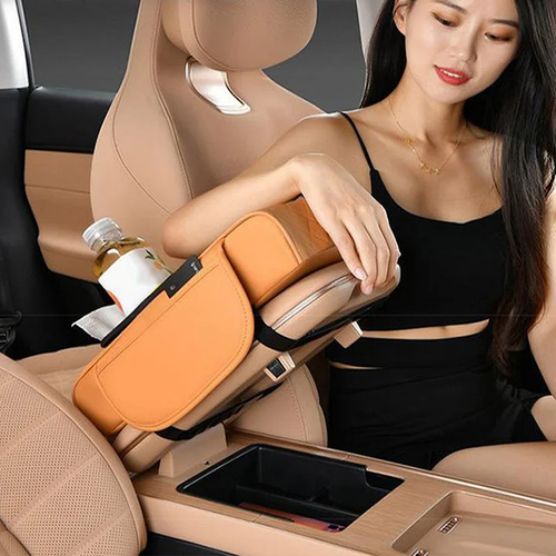Multifunctional car armrest cushion