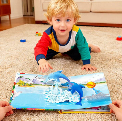儿童动物书✨Children's Animal Theme Pop-up Book✨Early childhood education and cognitive development books