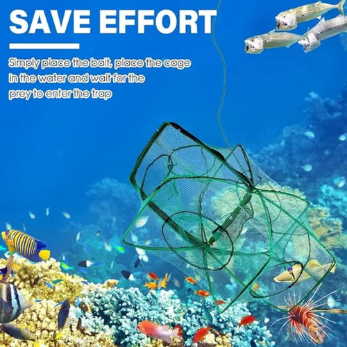 ✨Auto-Foldable Strengthened Fishing Trap Net