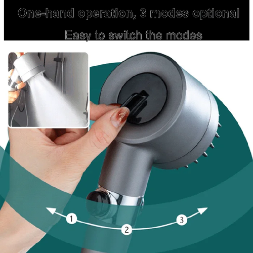 🔥Multi-functional High Pressure Shower Head🔥Shower Head + Holder + 2m stainless steels Hose