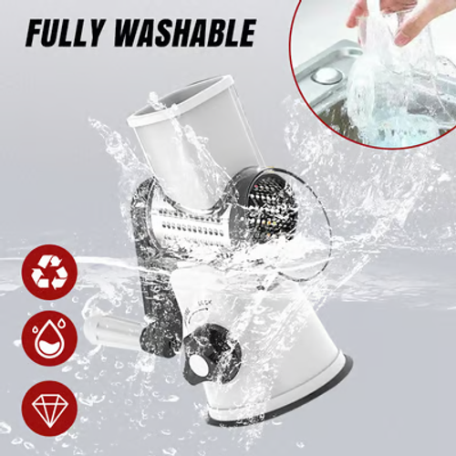 Multifunctional Manual Rotary Grater & Chopper