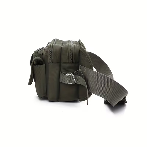 Practical Waist Bag Practical  Multi-pocket Waist Bag | One Size Pure Color Outdoor Leisure Single Shoulder