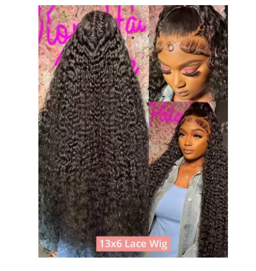 Curly Human Hair Wigs Hd Lace Wig Water Wave 13x6 Human Hair Black Lace Wig Brazilian Wigs Original Loose Deep Wave Wig