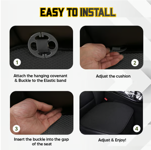 🔥🔥Breathable & Anti-Slip Viscose filament Car Seat Covers