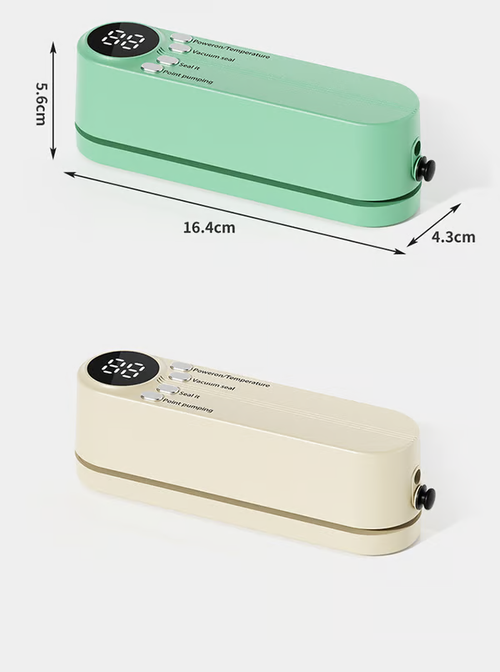 🥗 Keep Your Food Fresh ✨Mini Wireless Vacuum Sealer