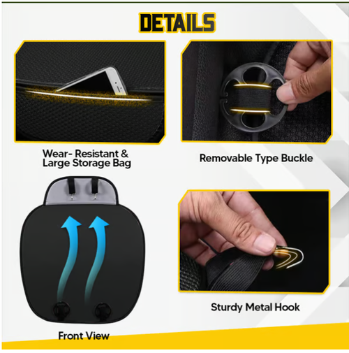 🔥🔥Breathable & Anti-Slip Viscose filament Car Seat Covers