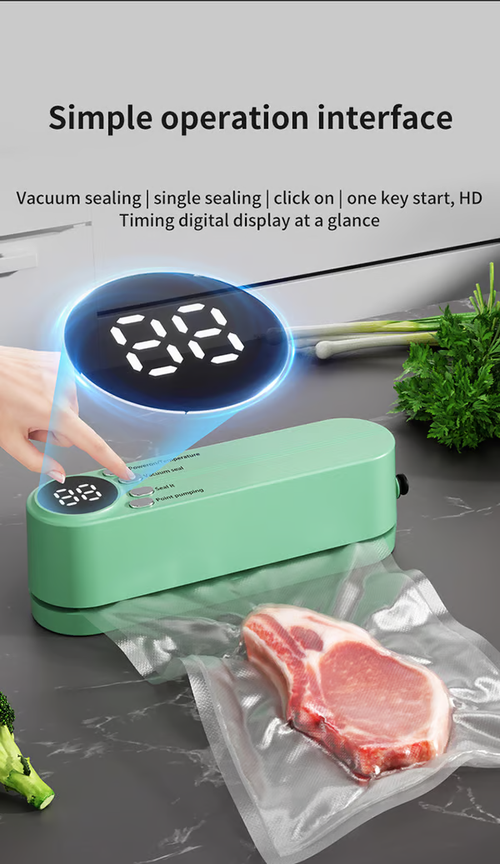 🥗 Keep Your Food Fresh ✨Mini Wireless Vacuum Sealer