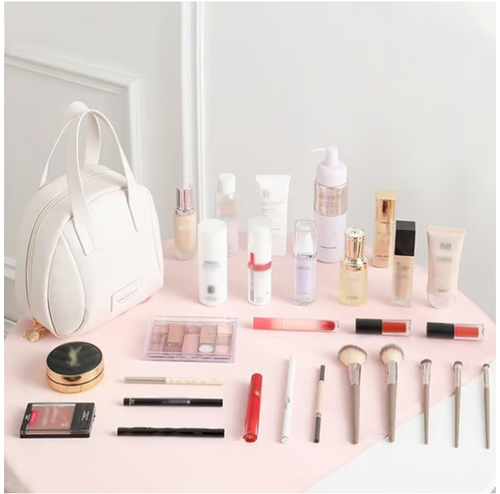 Multi-layered Shell-shaped Cosmetic Bag