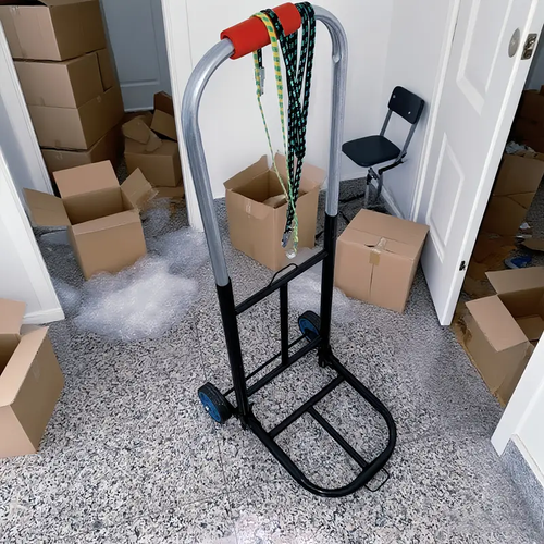Portable Hand Truck for Home, Office, Commercial Use - Ideal for Luggage, Boxes, Bags, Packages, Moving Essentials Carrier, Sturdy Frame Construction, Home Organization, Reinforced Structure, Office Workers, Hand Trucks & Carts for Commercial, Retail Use, Residential Shoppers, Office