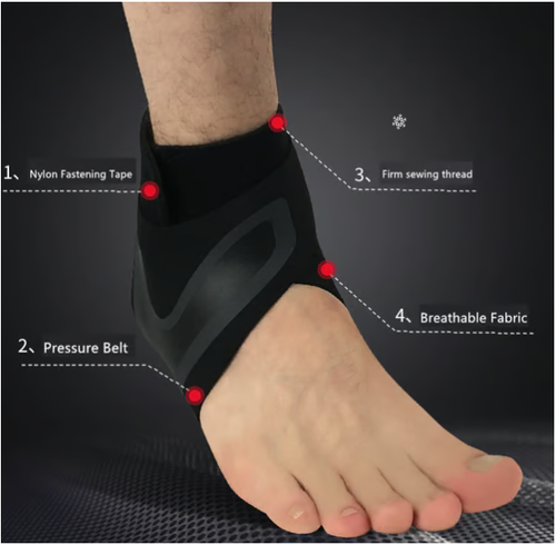 Breathable Elastic Ankle Brace & Stabilizer