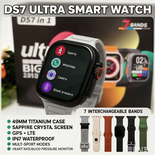 DS7 Multi-Strap Bluetooth Calling Smartwatch