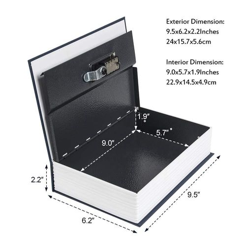 Book-style safe