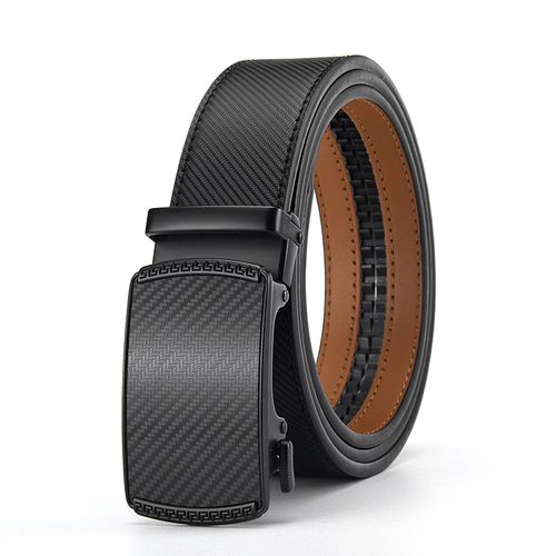 Genuine leather automatic belt