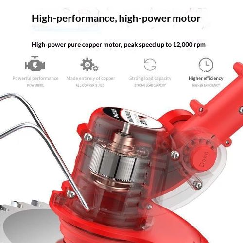 Multifunctional lithium battery weed mower