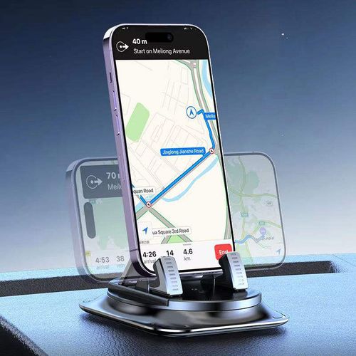 Car dashboard navigation bracket