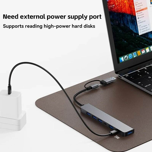 8-in-1 docking station multi-functional splitter