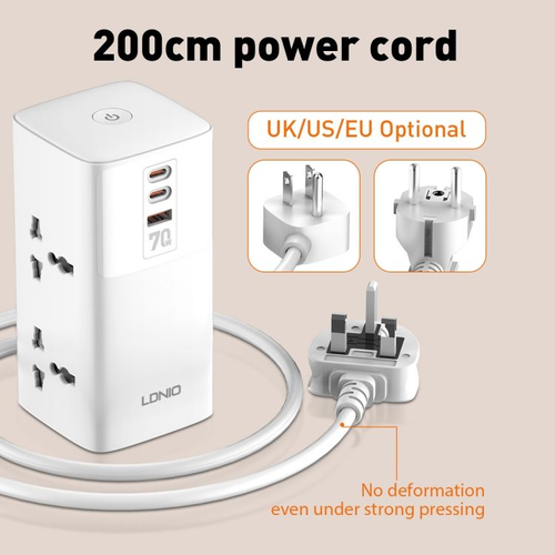 Multifunctional high-power vertical socket