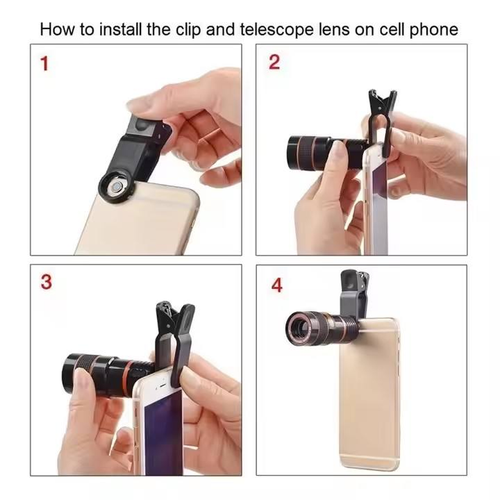 Telephoto lens for mobile phones