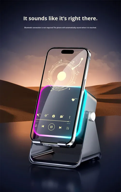 Induction audio stand