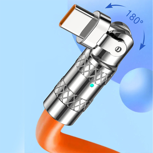 2-meter 3-in-1 rotatable fast charging cable
