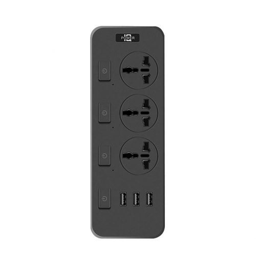 High-power British standard universal socket with independent switch