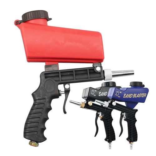 Small pneumatic sandblasting gun