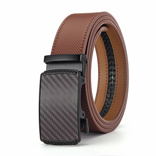 Genuine leather automatic belt