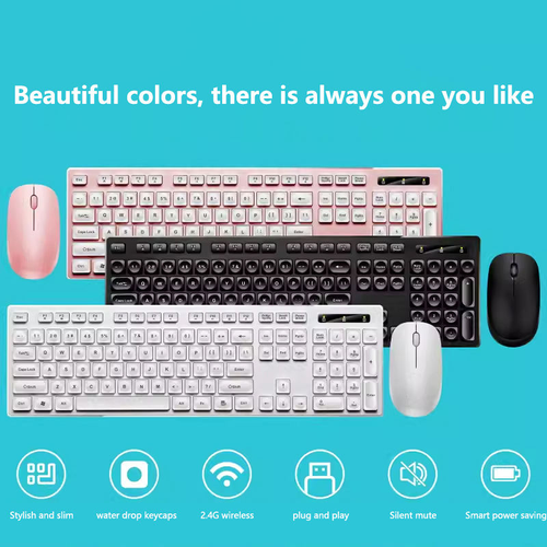 Wireless keyboard and mouse set