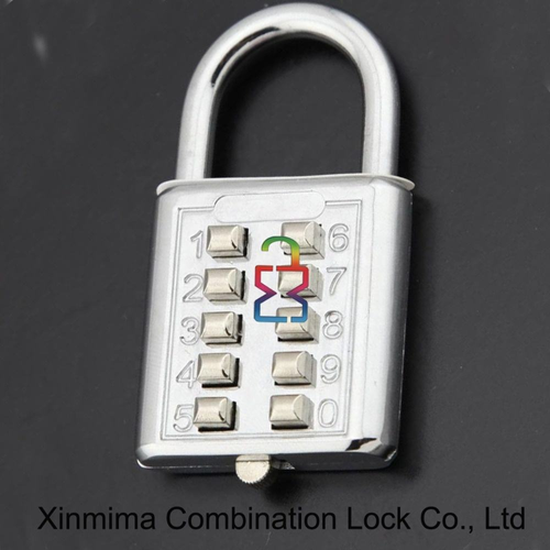 Zinc alloy keypad combination lock