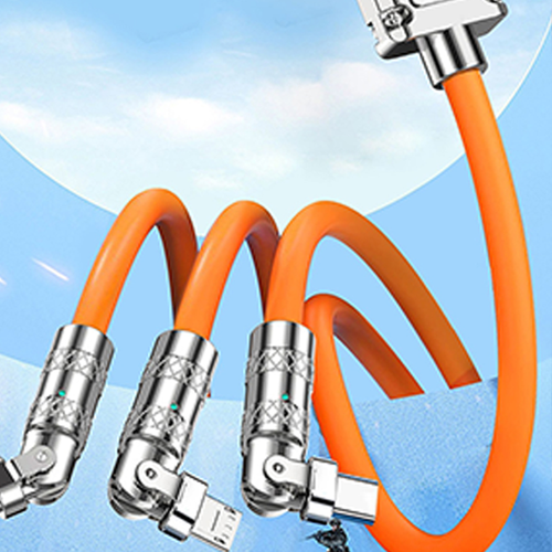 2-meter 3-in-1 rotatable fast charging cable
