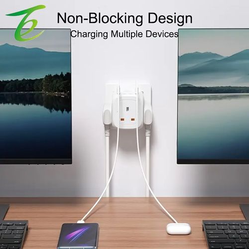 Multifunctional British Rubik's Cube Square Socket