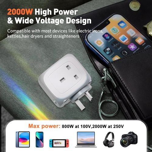 Multifunctional British Rubik's Cube Square Socket