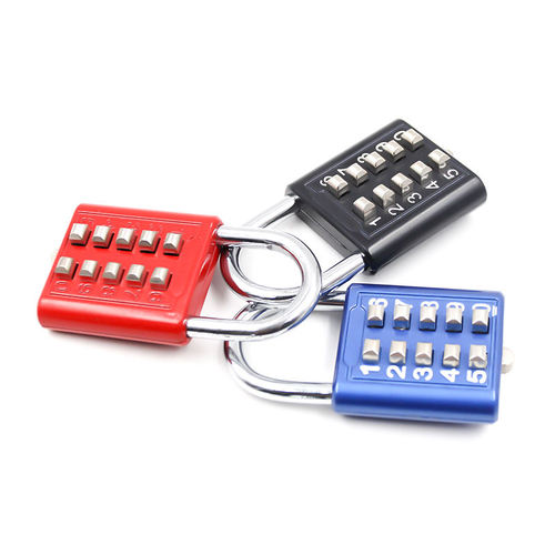 Zinc alloy keypad combination lock
