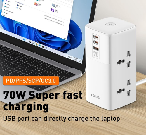 Multifunctional high-power vertical socket