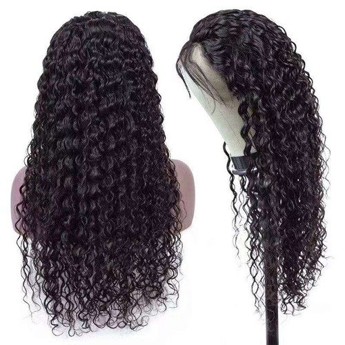 Lace long curly wig