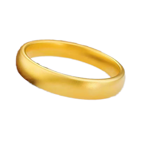 Imitation gold-plated wide solid bracelet