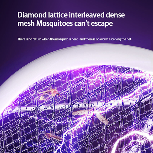 2-in-1 foldable rechargeable mosquito swatter