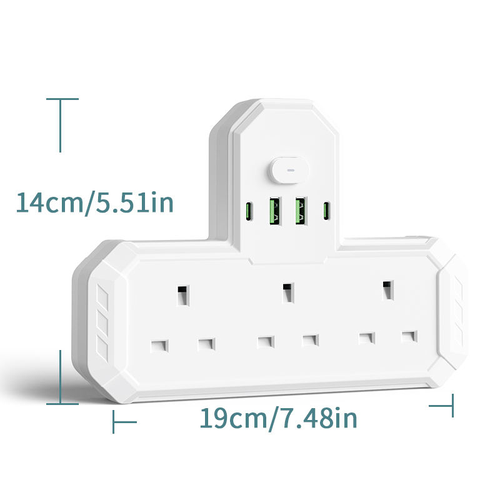 High-power multi-functional socket with fuse