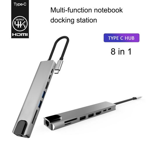 8-in-1 Multifunctional Docking Station