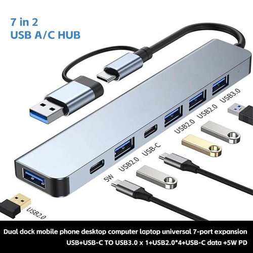 8-in-1 docking station multi-functional splitter