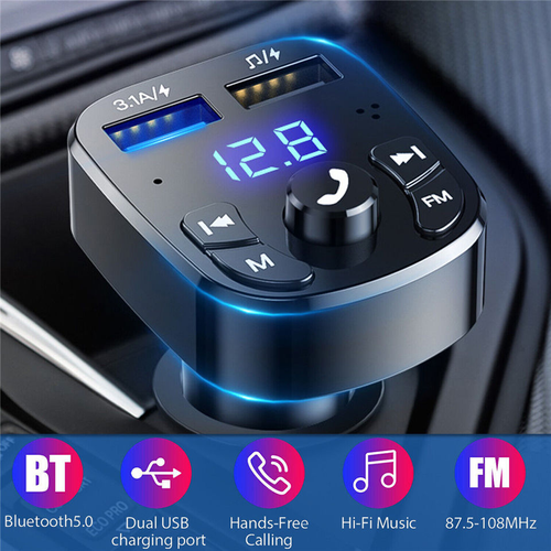 Multi-functional Bluetooth car charger