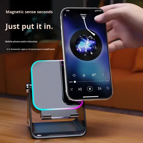 Induction audio stand