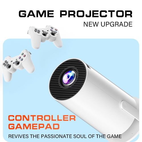 2025 Hot Smart Game Projector IHOMELIFE ISMARTX - 300 720P Android Projector with Wireless Controller & IR Remote Control